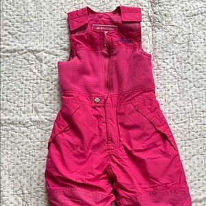 4t Snozu Kids Fuchsia Snow Bib Overalls